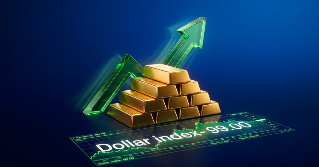 Giá vàng mở cửa tăng khi Dollar Index giảm xuống dưới mốc 99.00.