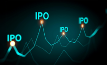 IPO Stocks financial market graph